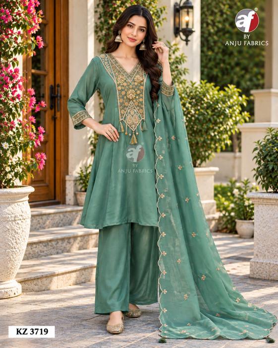 Anju fabrics kz 3719 kurti wholesaler in cuttack